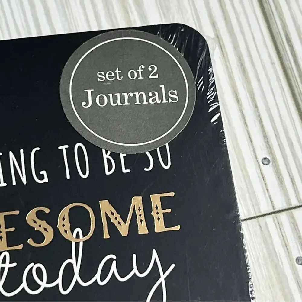 Set of Two Motivational Message Writing Notebook New in Package